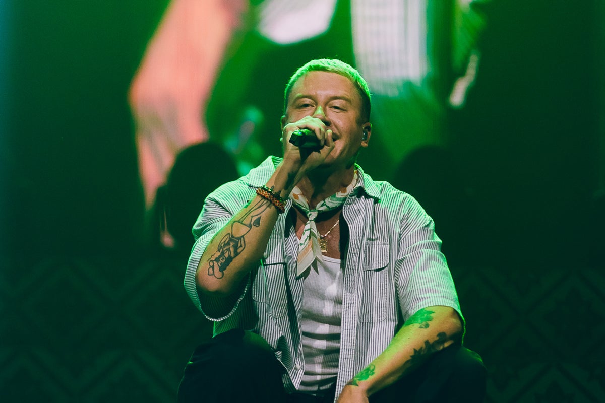 Macklemore concludes Free Palestine tour with sold-out show in London - The Independent