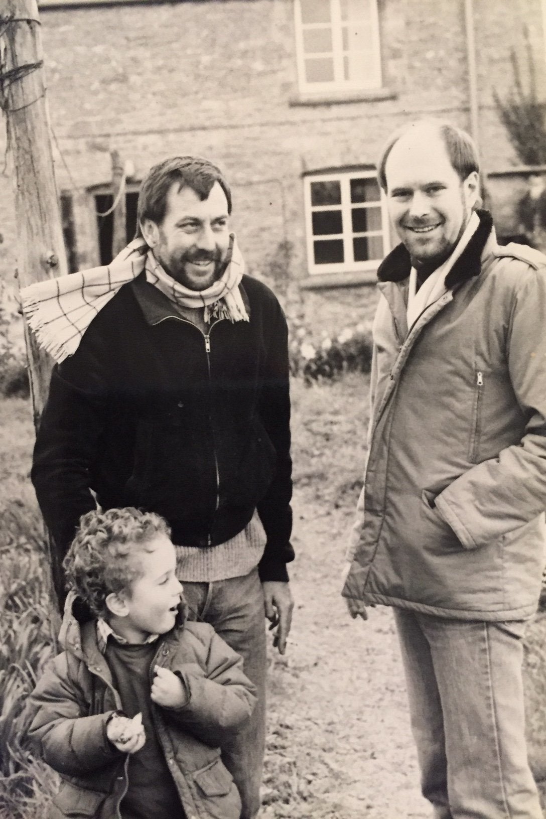 Dark times: Chris Sandford with his partner Robert Grace, who died after a six-year illness (Chris Sandford)