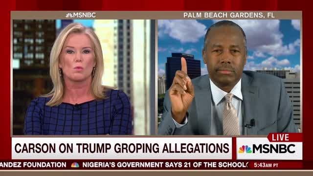 Ben Carson becomes aggravated in Katty Kay interview