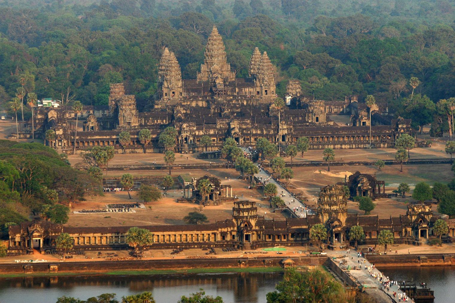 The temples of Angkor Wat, Cambodia