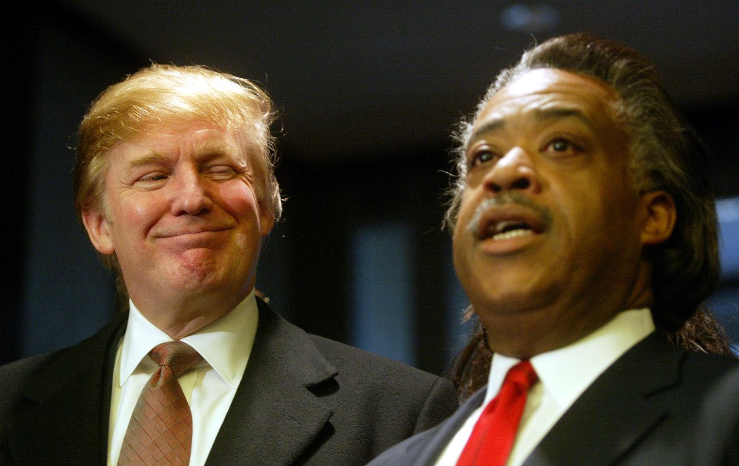 Trump and Sharpton in friendlier times