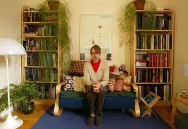 Peter Jensen in his Primrose Hill home