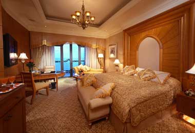 One of the Emirates Palace's luxury rooms