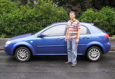 Jamie Kirk tests the Chevrolet Lacetti