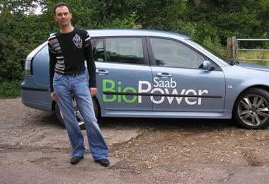 Samir Tadros tests the Saab 9-3 Biopower