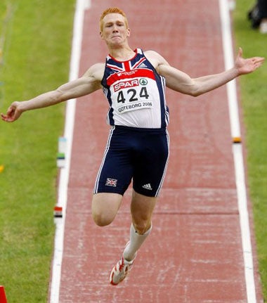 Rutherford managed 8.13m in the final of the men's long jump