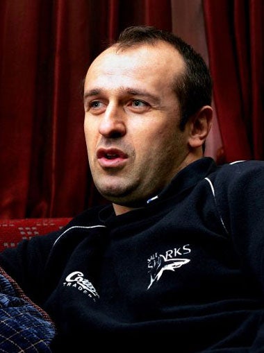 'I am happy at Sale, despite the weather. I have work to do, things to achieve...'