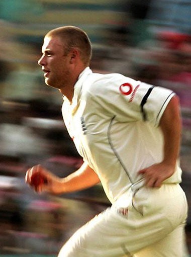 Flintoff: captain and father both only for the second time