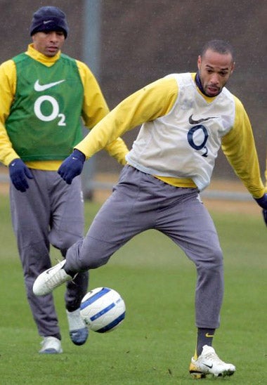 Henry prepares for Real Madrid