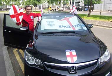 Our Honda Civic Hybrid was well and truly chavved thanks to Halfords, John Lewis and Angels fancy dress