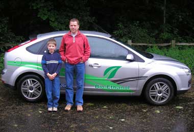 Nigel and Ben Schofield, 41 and 7, Site engineer, Bury St Edmunds