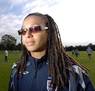 Powell watches England train in West Bromwich this week