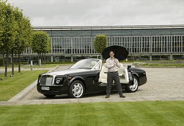 Michael Booth with the Rolls-Royce Coupé