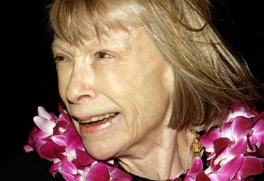Optimistic outlook: Author Joan Didion