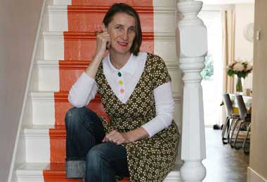 Orla Kiely at home in London