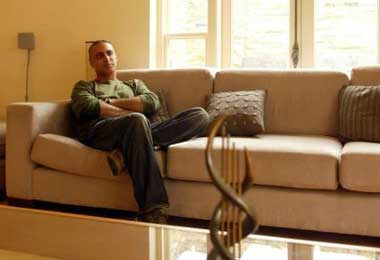 Nitin Sawhney at home in south London