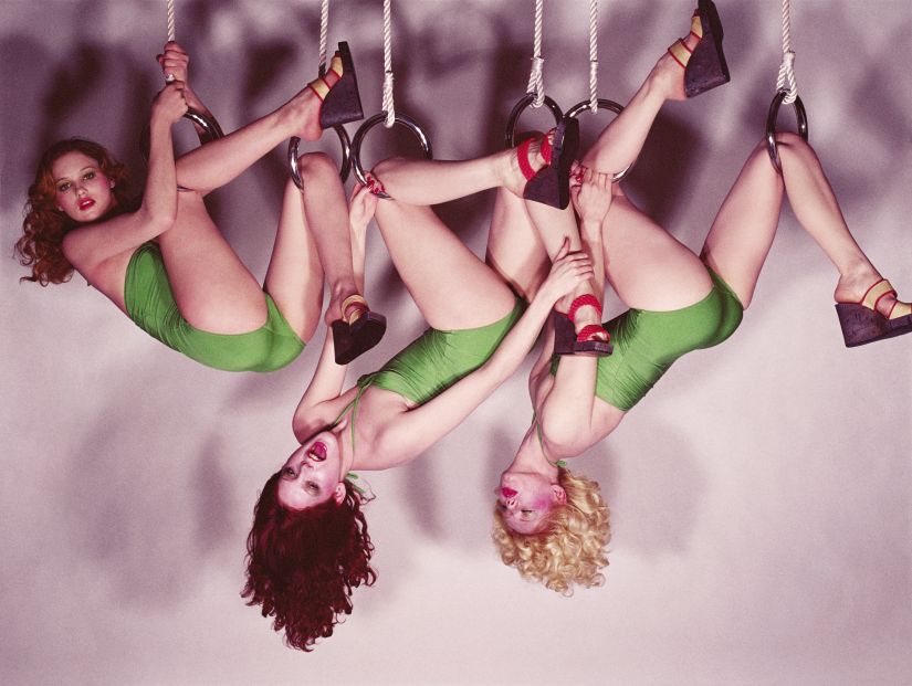 High definition: a selection of classic images by Guy Bourdin, whose prices now start at £12,000