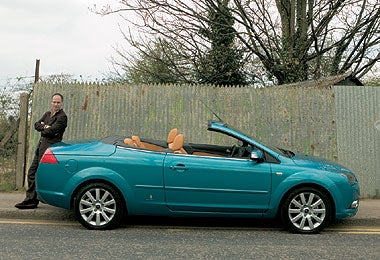 Micahel Booth with the Ford Focus C-C