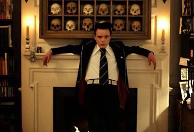 Soho artist Sebastian Horsley at home