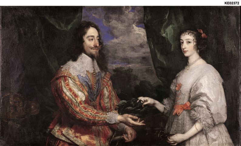 History in the making: Anthony Van Dyck’s ‘Portrait of King Charles I and Queen Henrietta- Maria’, 17th century
