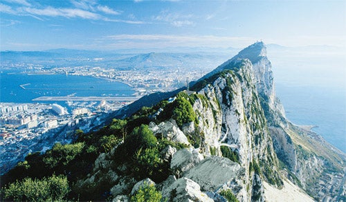 The rock of Gibraltar