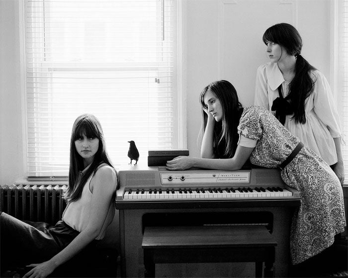 Synthetic sounds (from left): Erika Forster, Annie Hart and Heather D'Angelo formed Au Revoir Simone as a celebration of the keyboard [ANTONIO PAGANO/RETNA PICTURES]