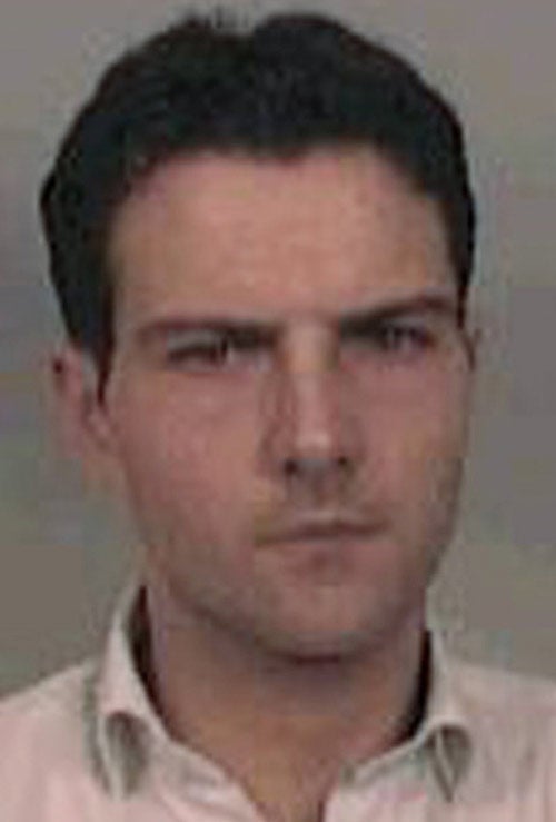 An internal security file photo taken from French bank Societe Generale of Jerome Kerviel