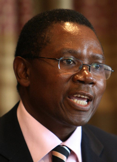 Simba Makoni, Mr Mugabe's former finance minister, has widespread support within the country