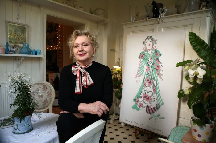 Celia Birtwell in her West London home © David Sandison