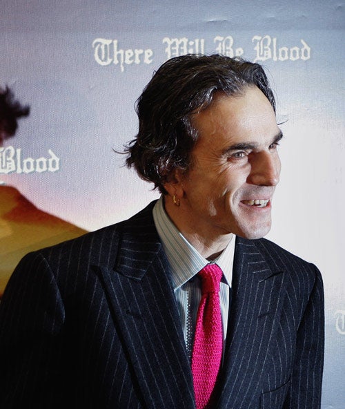 Daniel Day-Lewis will be hoping to win a second Oscar tonight for his role in There Will Be Blood