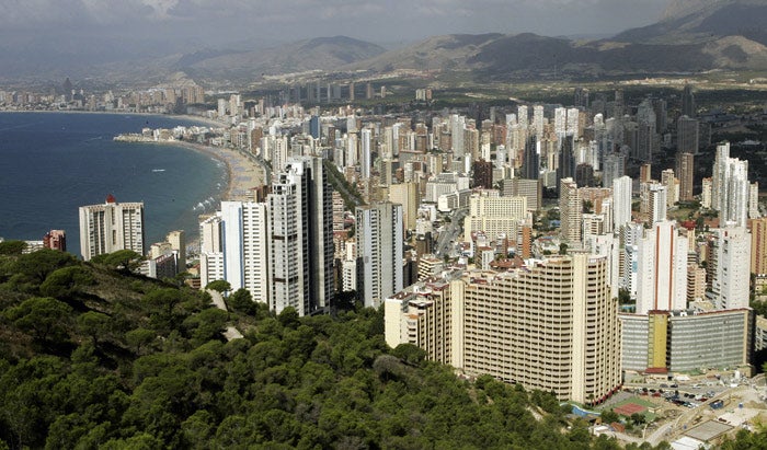 Benidorm and the Costas are a magnet for Britons looking to buy abroad