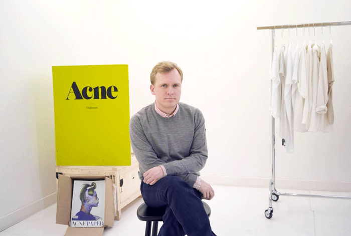 Brand designs: the Acne Paper editor-in-chief Thomas Persson © Claudine Doury