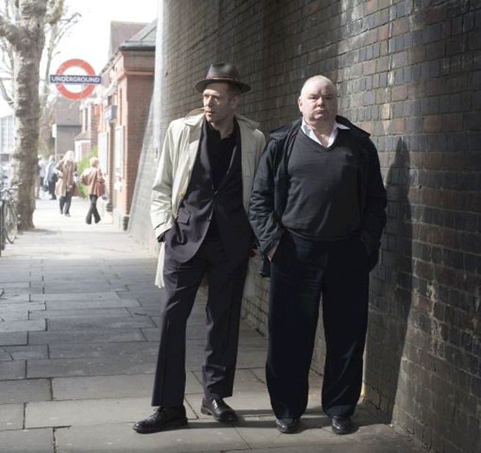 East Acton native Ackroyd (right) and Simonon first bonded over their experiences of the west London suburb © Annie Collinge