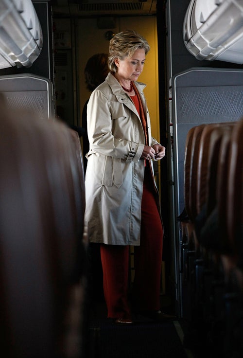 Hillary Clinton has confirmed her intention to stay the course until the end of the primary season on 3 June