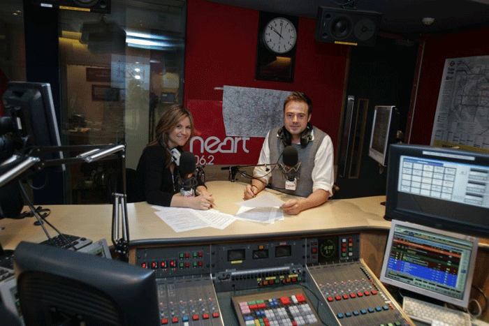 Breakfast banter: Jamie and Harriet have been perfecting their act for the past three years © Will Wintercross