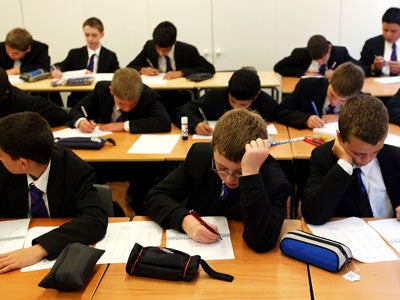 The Children's Secretary, Ed Balls, has announced that the exam board Edexcel is the &quot;preferred bidder&quot; for next year's tests for 11-year-olds