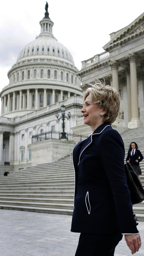 Mrs Clinton argues that she is ahead of Mr Obama in popular votes in the primary marathon