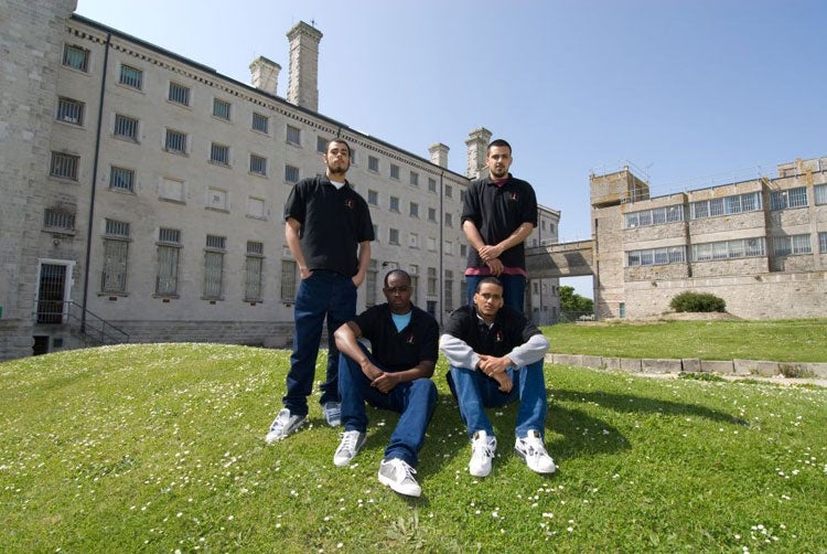 All ears: (from left, standing) Deslandes, Kyriacon (and sitting) Yeboah and Wolday © George Wright