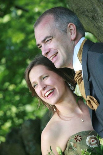 Emma and Ian ruled out their dream wedding abroad and instead opted fo the Yorkshire Dales