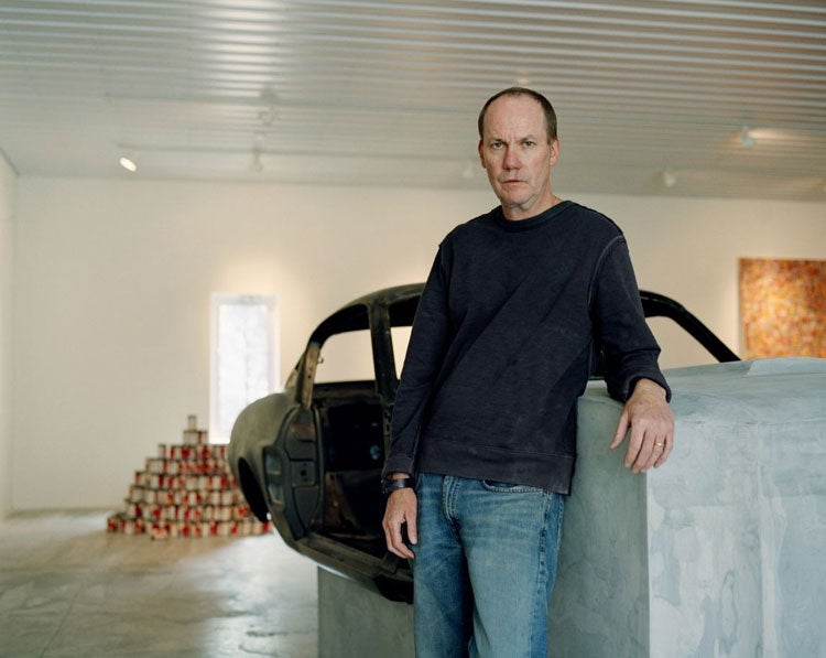 Auto pilot: Prince in the Body Shop, his New York studio