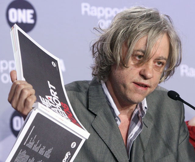 Geldolf has warned that high energy prices are starving the super-poor in Africa