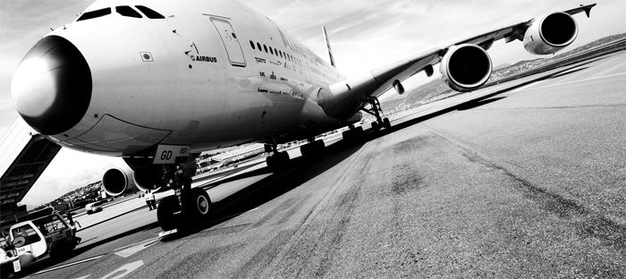 Green machine: the Airbus A380 is part of a new eco-friendly fleet of aircraft [AFP/GETTY IMAGES]