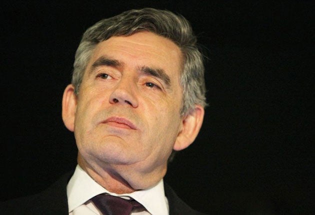 Gordon Brown is under intense pressure to match Angela Merkel's actions