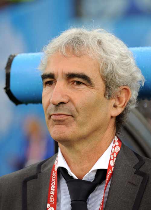 Raymond Domenech claims there were some bright points in France's 2-0 home defeat to Spain