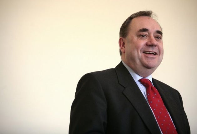 Scotland's First Minister Alex Salmond