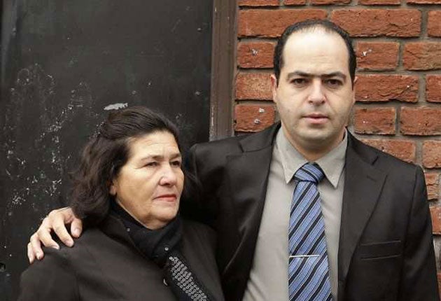 Jean Charles de Menezes' mother, Maria Otone and brother, Giovani Da Silva in 2008