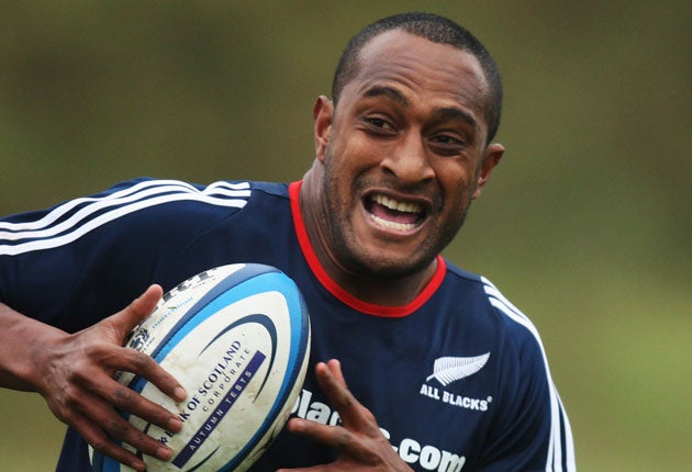 The All Blacks wing will be back to face the Springboks on Saturday after missing last week's win over Australia