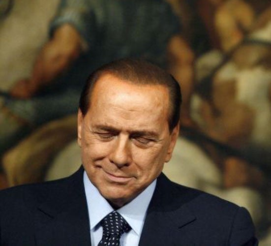 Mr Berlusconi's personal life has been under scrutiny since he was photographed attending Ms Letizia's 18th birthday party in Naples last month