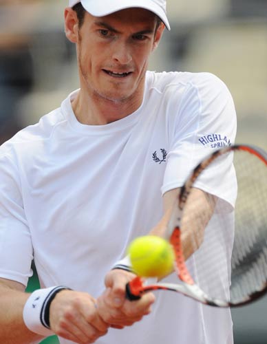 Rafael Nadal, Andy Murray (above), Andy Roddick, Gilles Simon and Gaël Monfils head the field at the tournament.