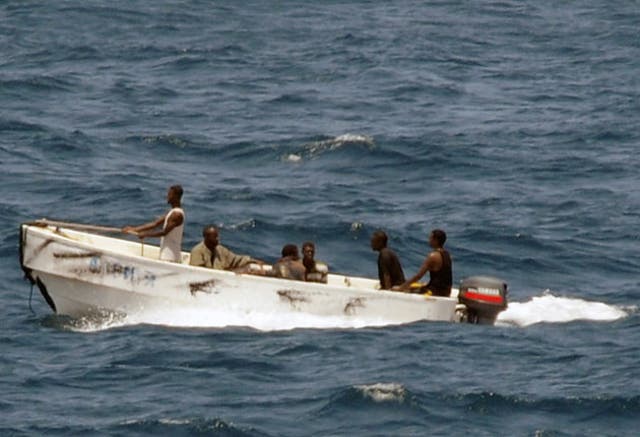 <p>File photo of Somali pirates</p>